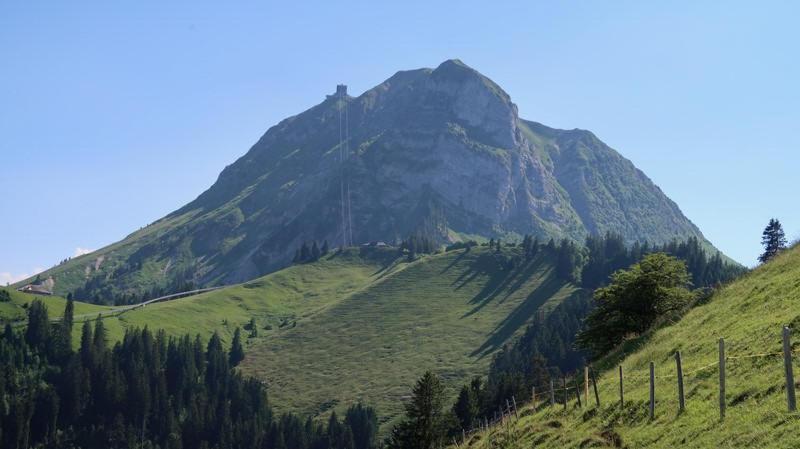 Joli Studio Au Pied Du Moleson Грюйер Экстерьер фото